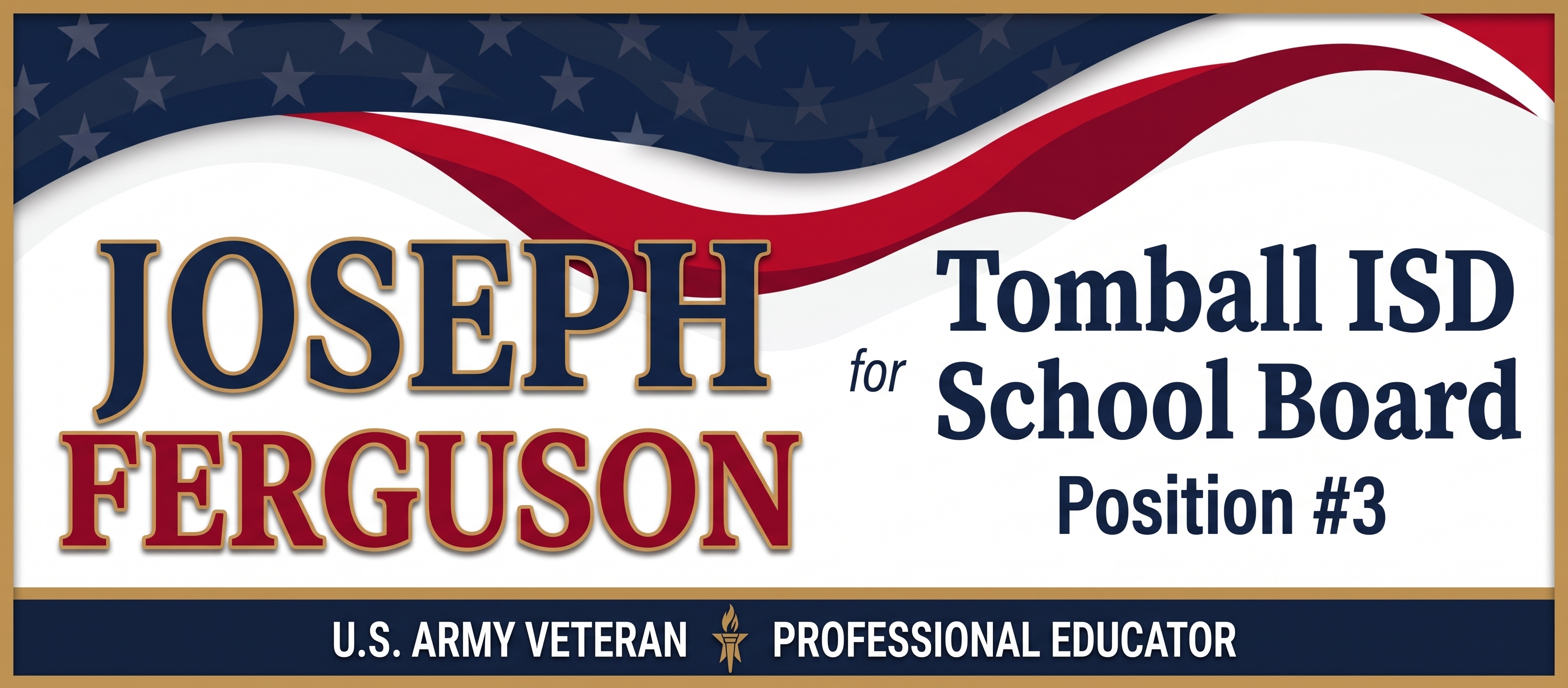 Vote Joseph Ferguson Banner